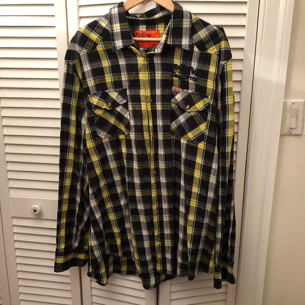 Men’s shirt Mens Rolling Paper patch  XXXL